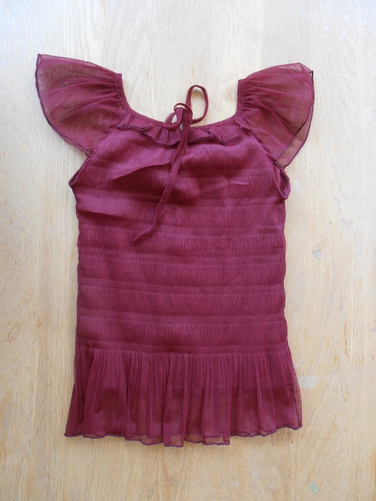 shirt maat 122/128, Kinderen en Baby's, Kinderkleding | Maat 122, Ophalen of Verzenden, Zo goed als nieuw, Meisje, Shirt of Longsleeve