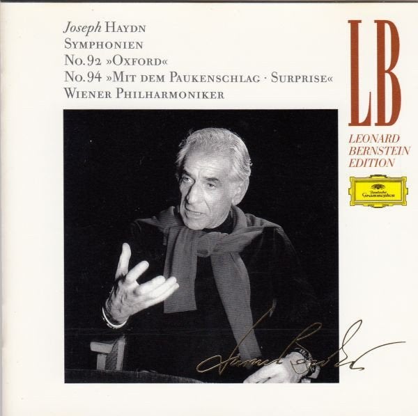 HAYDN Symphonien no. 92 & 94 CD BERNSTEIN DG LB, Ophalen of Verzenden, Classicisme, Gebruikt, Orkest of Ballet