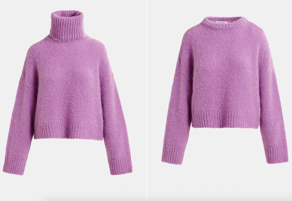 ESSENTIEL ANTWERP roze sweater incl kraag  Maat L, Maat 42/44 (L), Ophalen of Verzenden, Zo goed als nieuw, Essentiel Antwerp