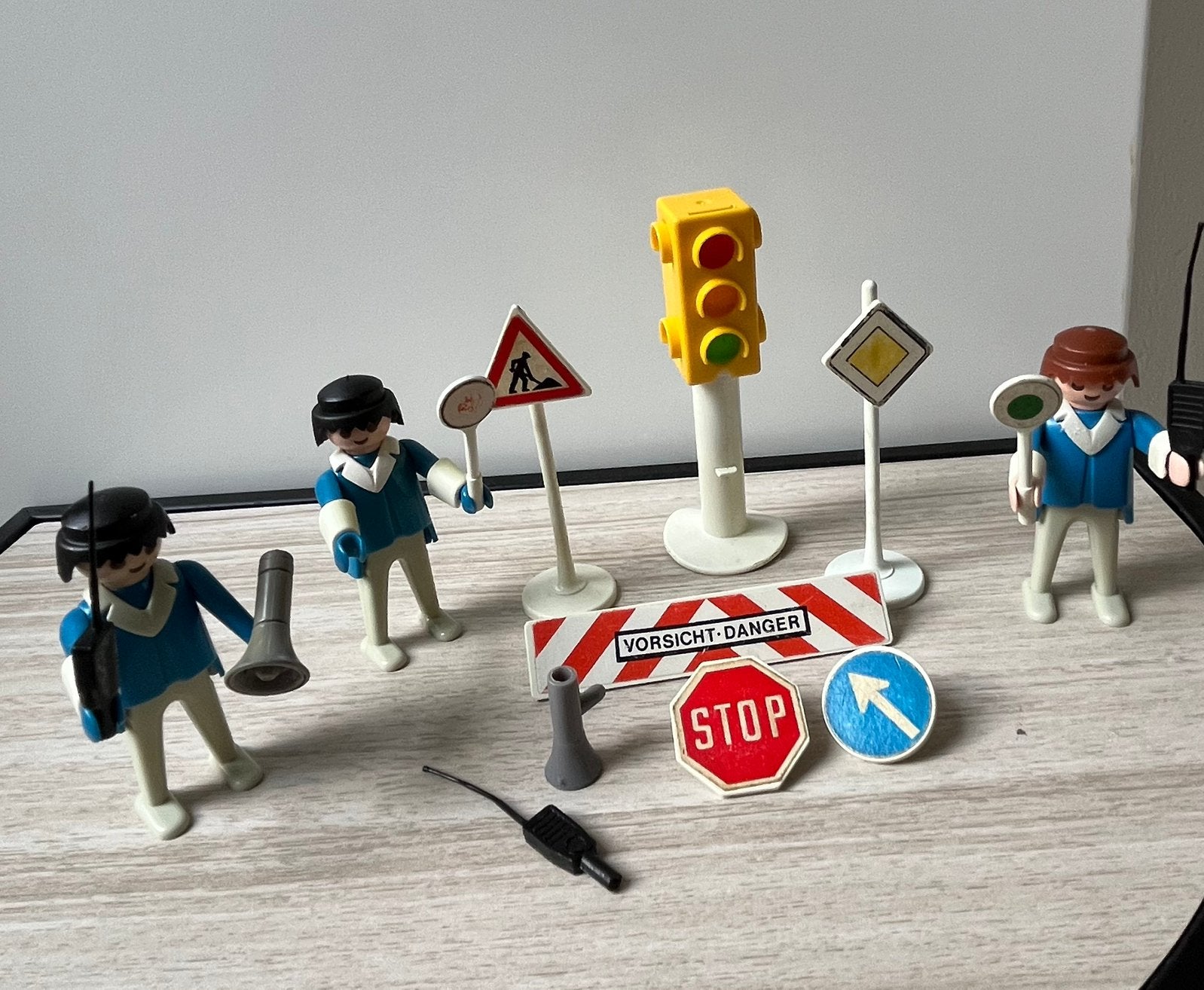 Onderdelen vintage Playmobil verkeerspolitie 3488, Gebruikt, Losse onderdelen, Overige typen, Ophalen of Verzenden