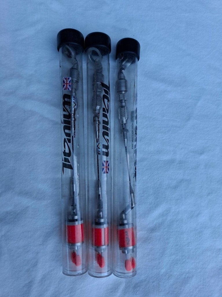 solar titanium short arms wakers, Ophalen of Verzenden, Zo goed als nieuw, Complete set