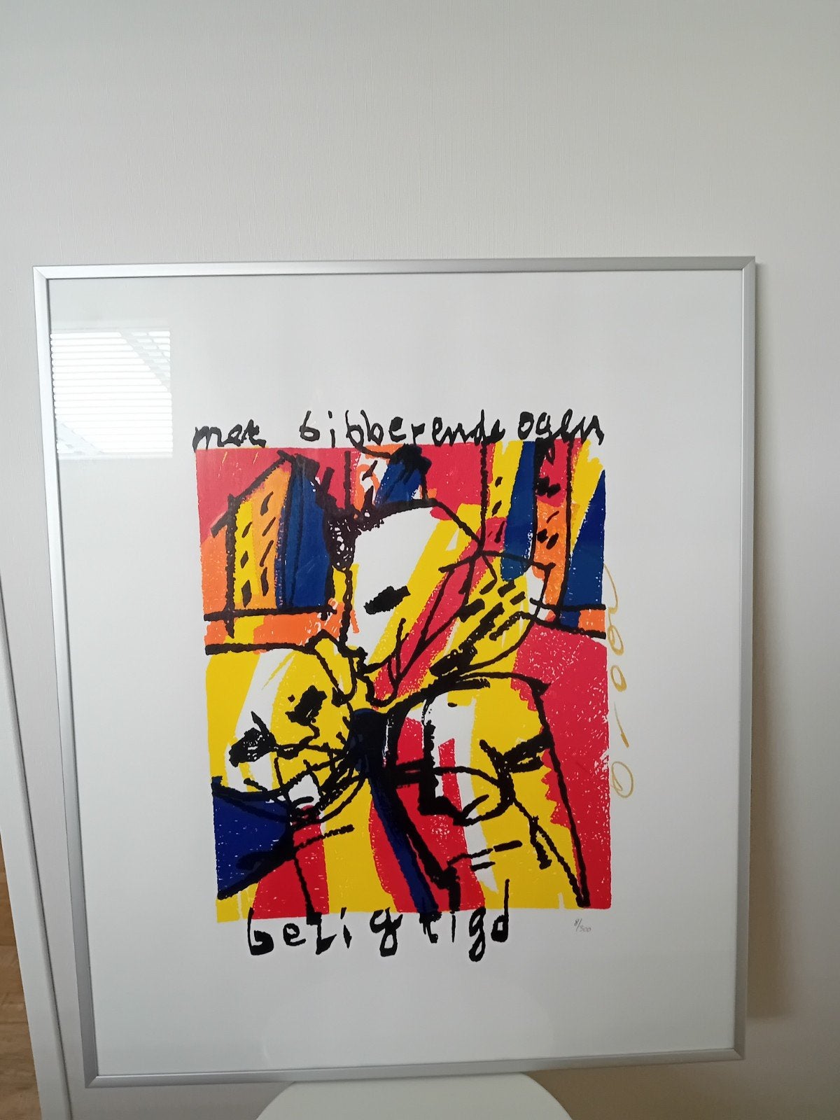 Herman brood zeefdruk, Ophalen