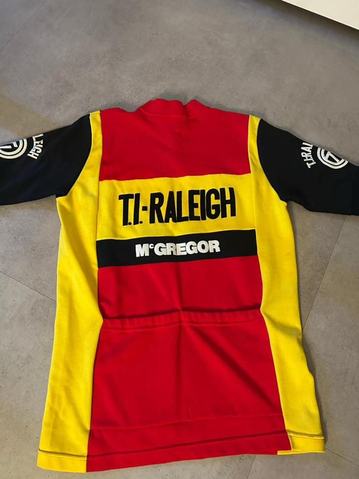 Vintage TI-Raleigh Campagnolo Wielershirt - Maat XL, Fietsen en Brommers, Fietsaccessoires | Fietskleding, Zo goed als nieuw, Heren