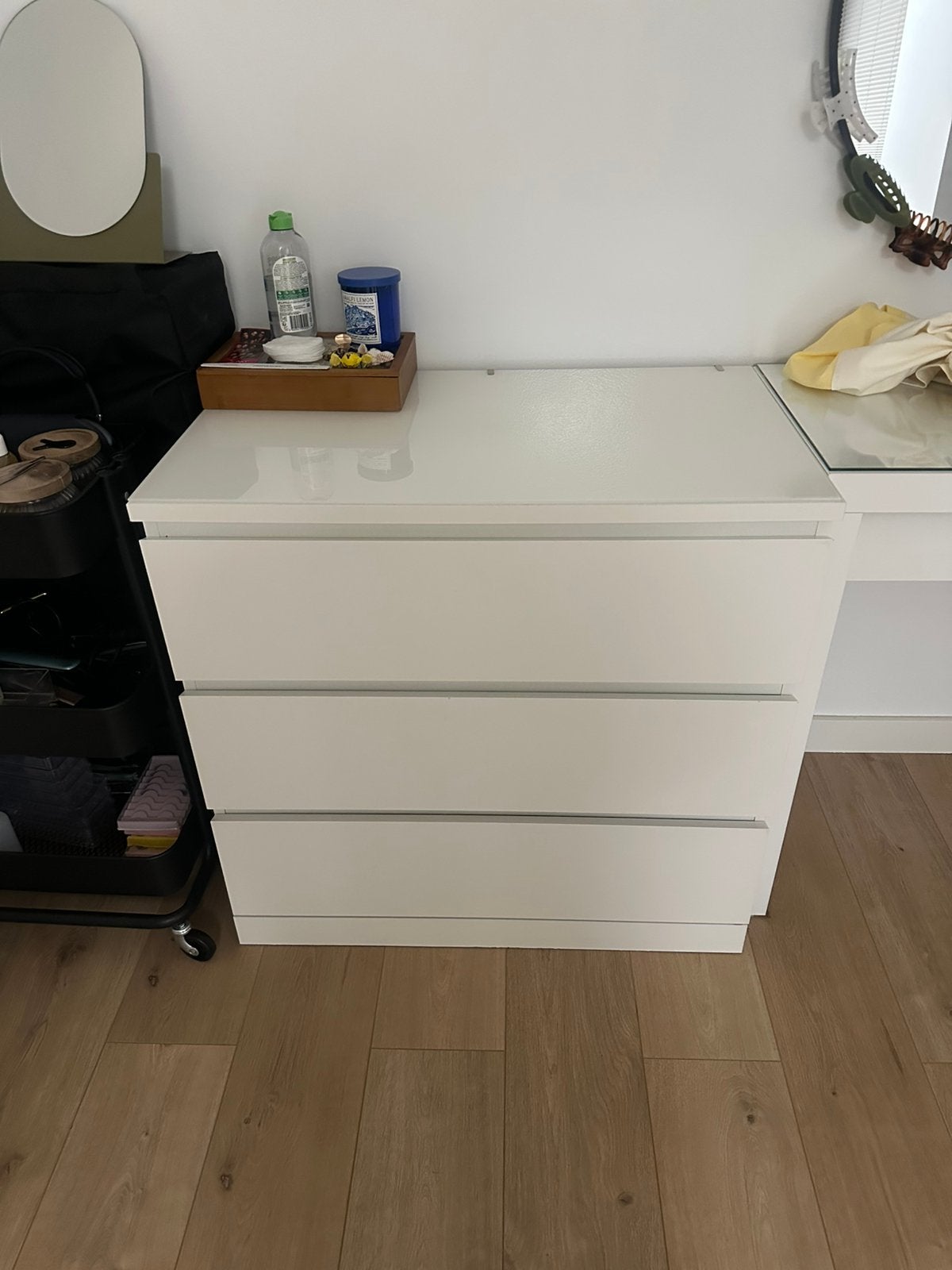 MALM KAST, Ophalen, 50 tot 100 cm, Zo goed als nieuw, Minder dan 100 cm