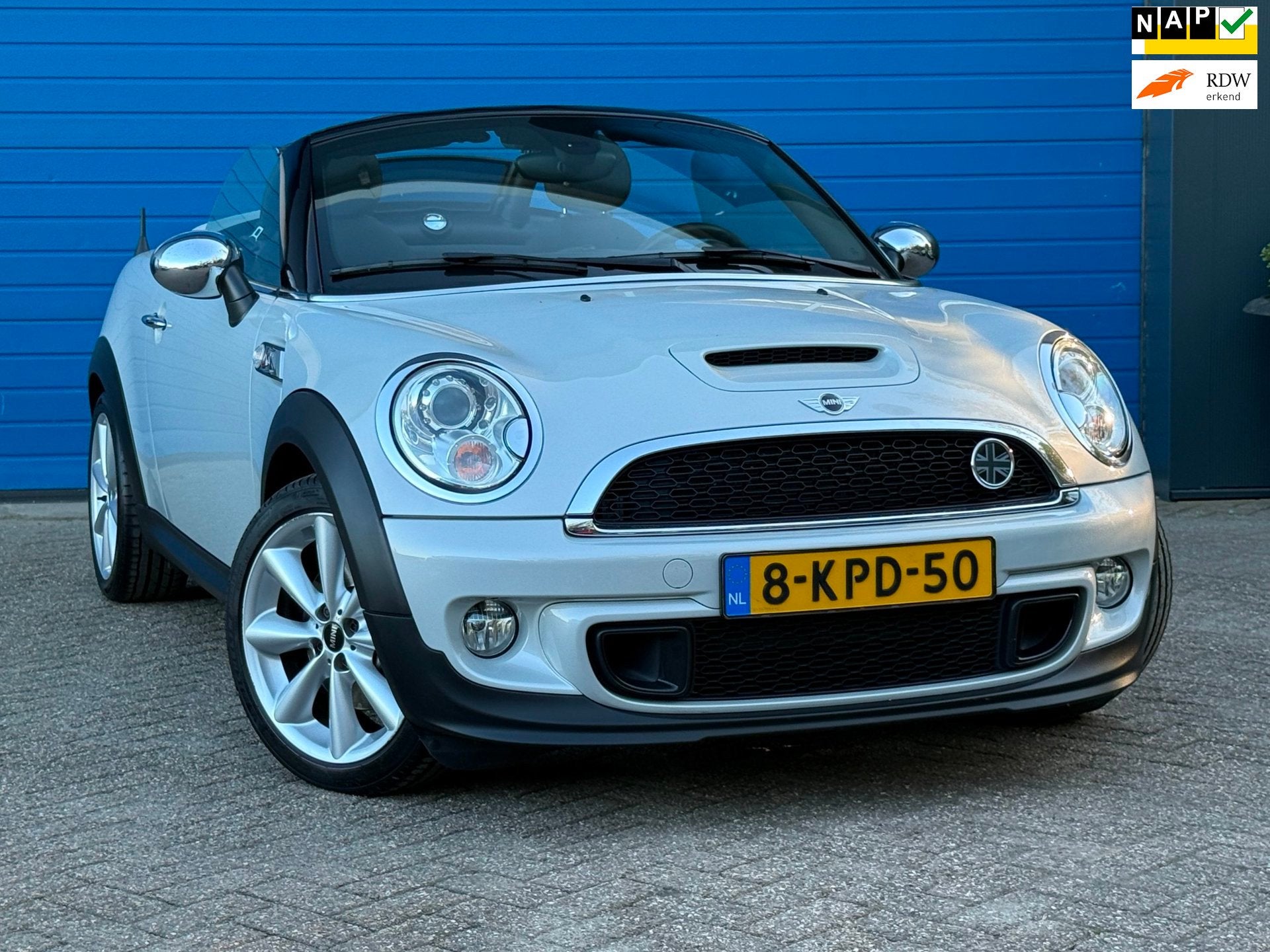 Mini Mini Roadster 1.6 Cooper S Chili|Cabriolet, Auto's, Voorwielaandrijving, Stof, Gebruikt, Zwart