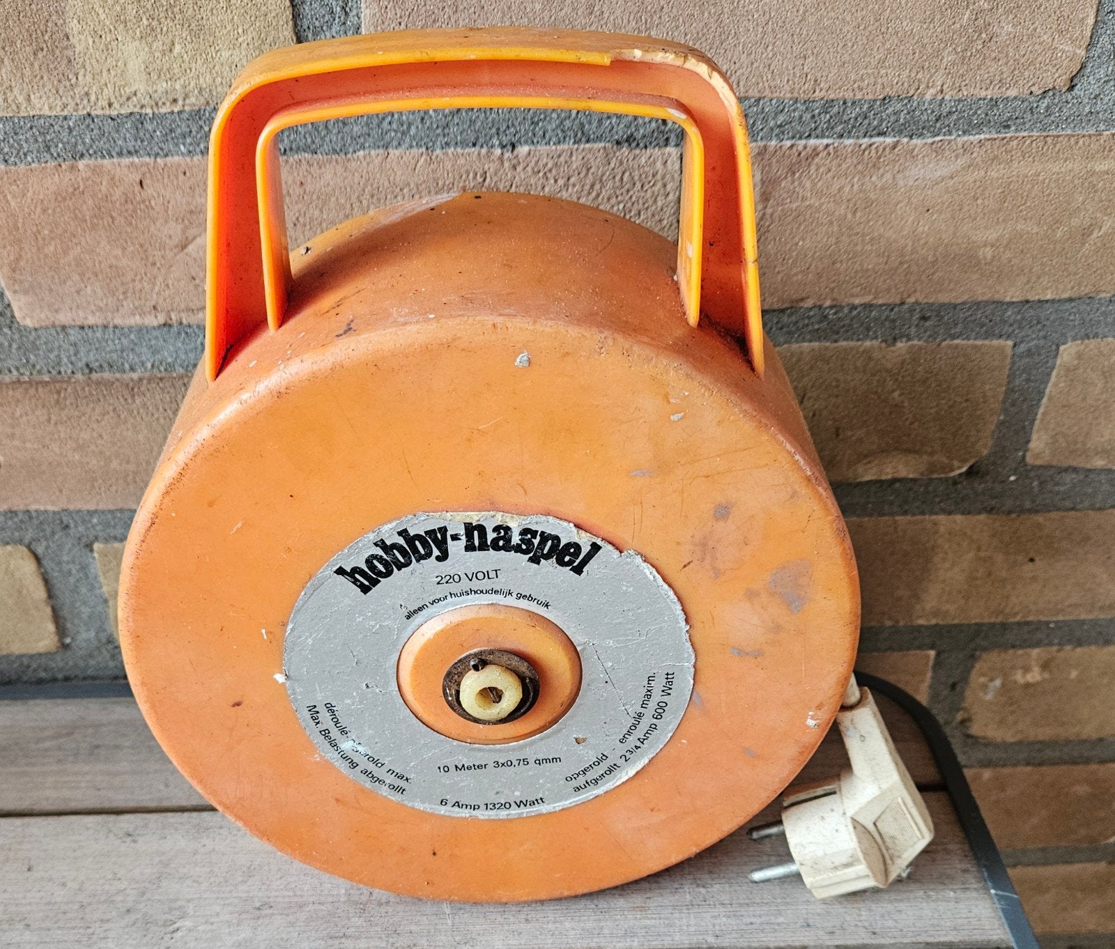 Verleng snoer op haspel, Ophalen of Verzenden, Gebruikt, Kabel of Snoer