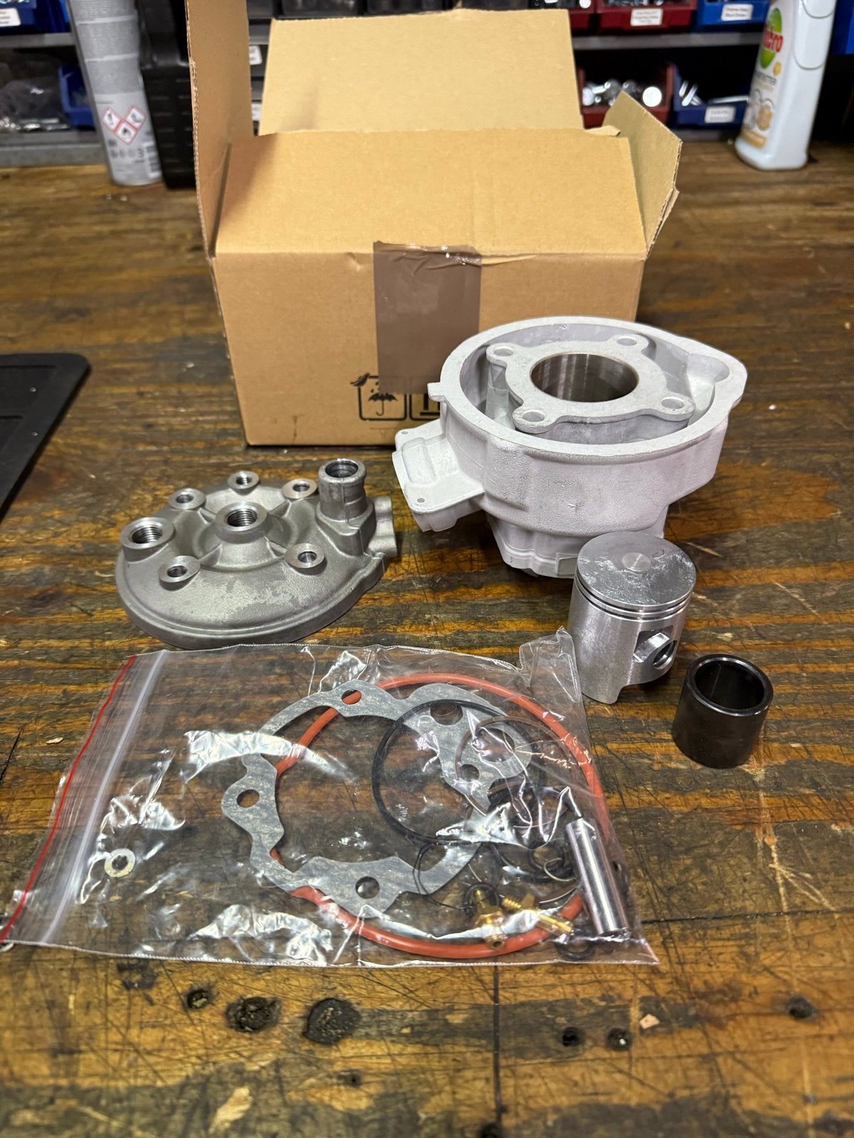 Nieuwe Motoforce 50cc Alu Cilinder voor AM6, Nieuw, Cilinder, Beta, Beta
