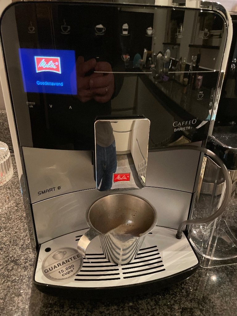 Te koop: Melitta Barista T Smart F830 (gebruikt), Witgoed en Apparatuur, Koffiezetapparaten, Ophalen, Afneembaar waterreservoir