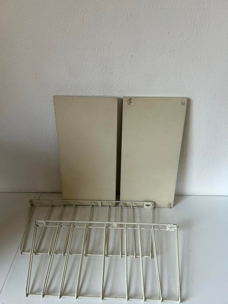 Vintage Tomado-achtig rek - wandrek met planken, Huis en Inrichting, Woonaccessoires | Wandplanken en Boekenplanken, Ophalen of Verzenden