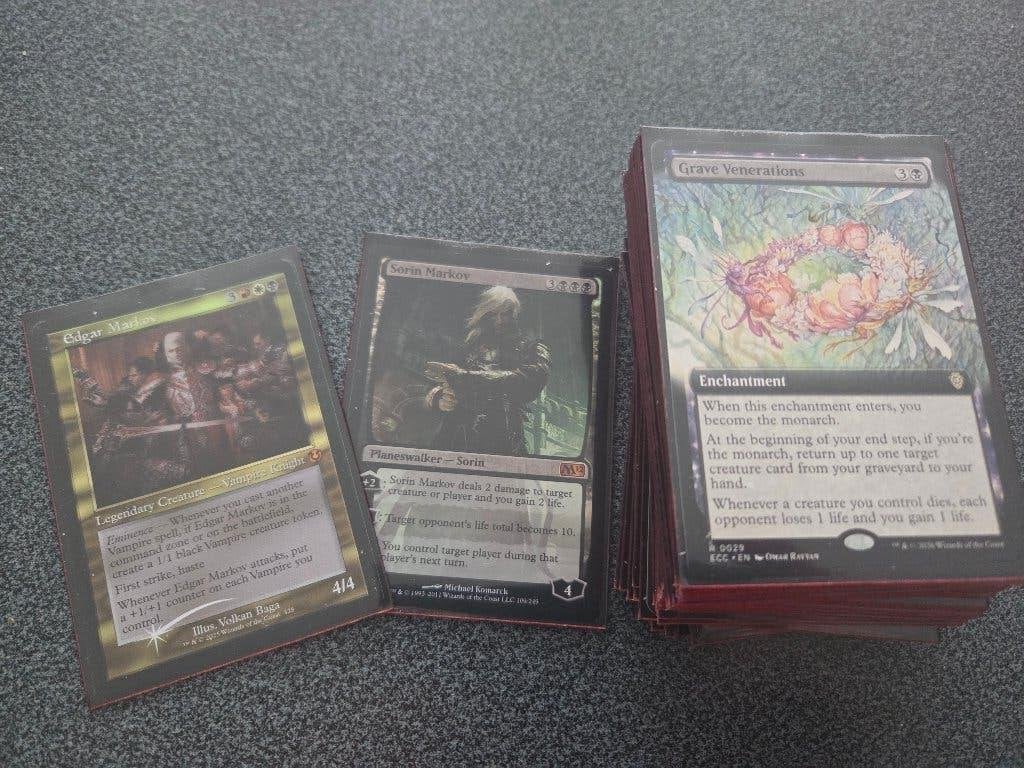 Magic deck Edgar Markov Life drain, Ophalen, Zo goed als nieuw, Speeldeck