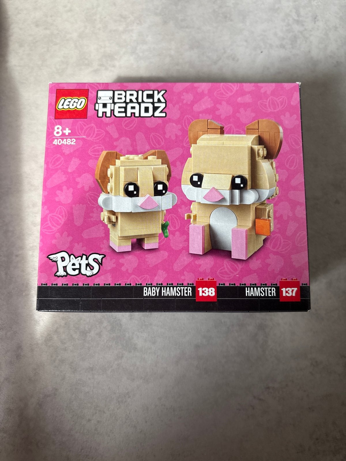LEGO BrickHeadz 40482 Hamster & Baby Hamster Nieuw, BrickHeadz, Lego, Nieuw, Ophalen of Verzenden