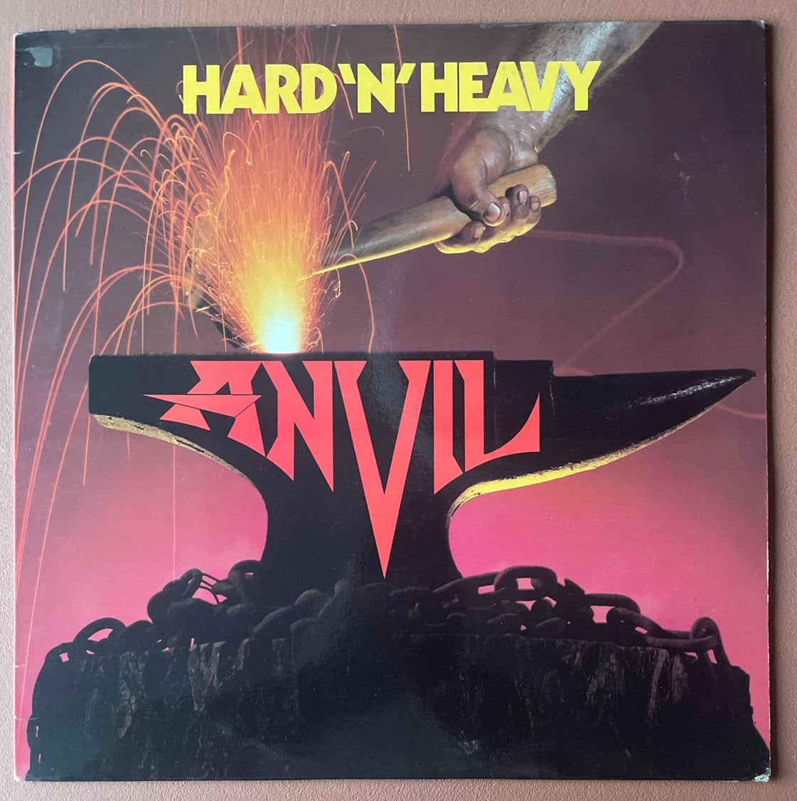 Anvil - Hard 'n' Heavy LP (1981) - Klassieke Heavy Metal, Ophalen of Verzenden, Gebruikt, Hardrock