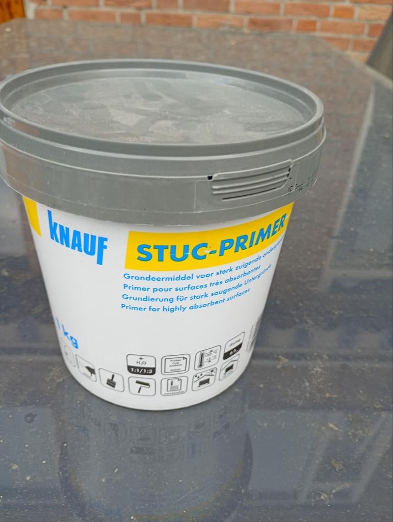 Knauf stuc primer 1 kg, Wit, Info@sandersverbouwingen.com, Sanders verbouwingen, De lairessestraat 23