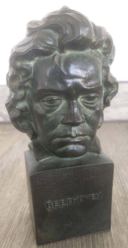 BEELD - BEETHOVEN - ONG. 17 CM HOOG, Ophalen of Verzenden