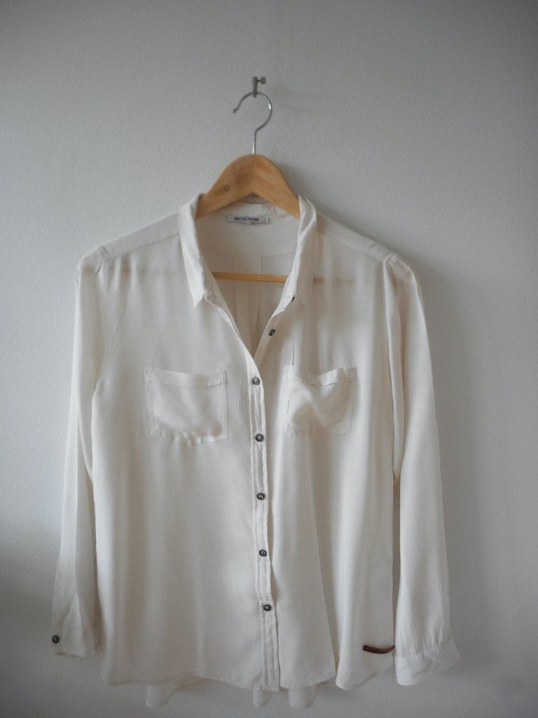 Blouse van Moscow, maat S, Beige, Ophalen of Verzenden, Maat 36 (S), Moscow