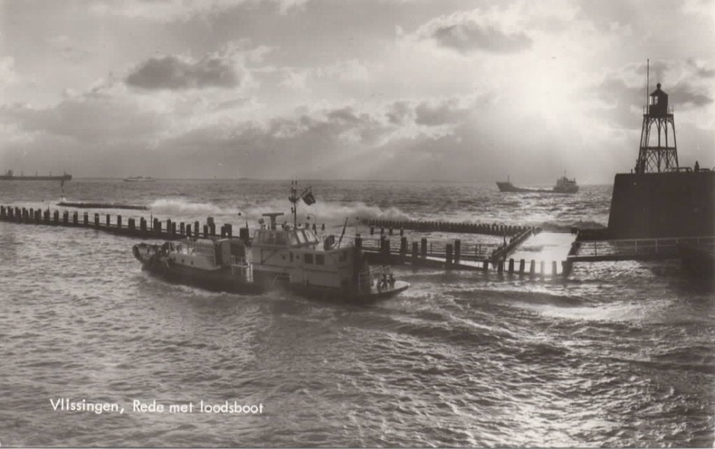 Vlissingen Rede met loodsboot, Verzenden, 1960 tot 1980, Ongelopen, Zeeland