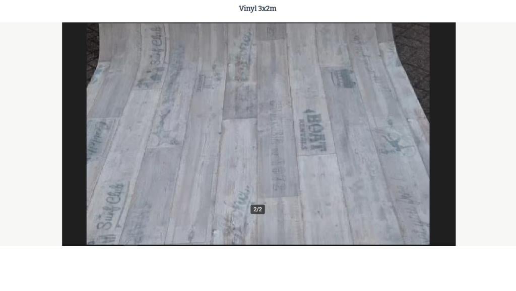 Vinyl to the beach, Huis en Inrichting, Stoffering | Vloerbedekking, Ophalen, Nieuw, Blauw, Vinyl