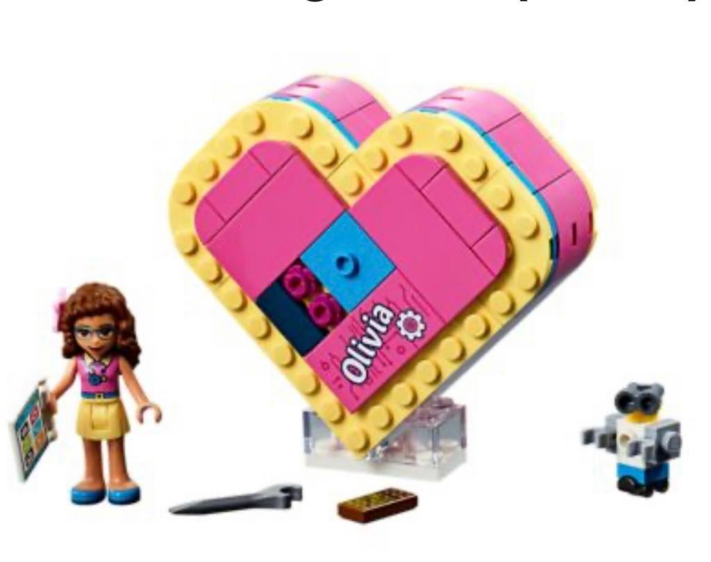 Lego Friends 41357 - Olivia's hartvormige doos, Ophalen of Verzenden, Gebruikt, Complete set, Lego