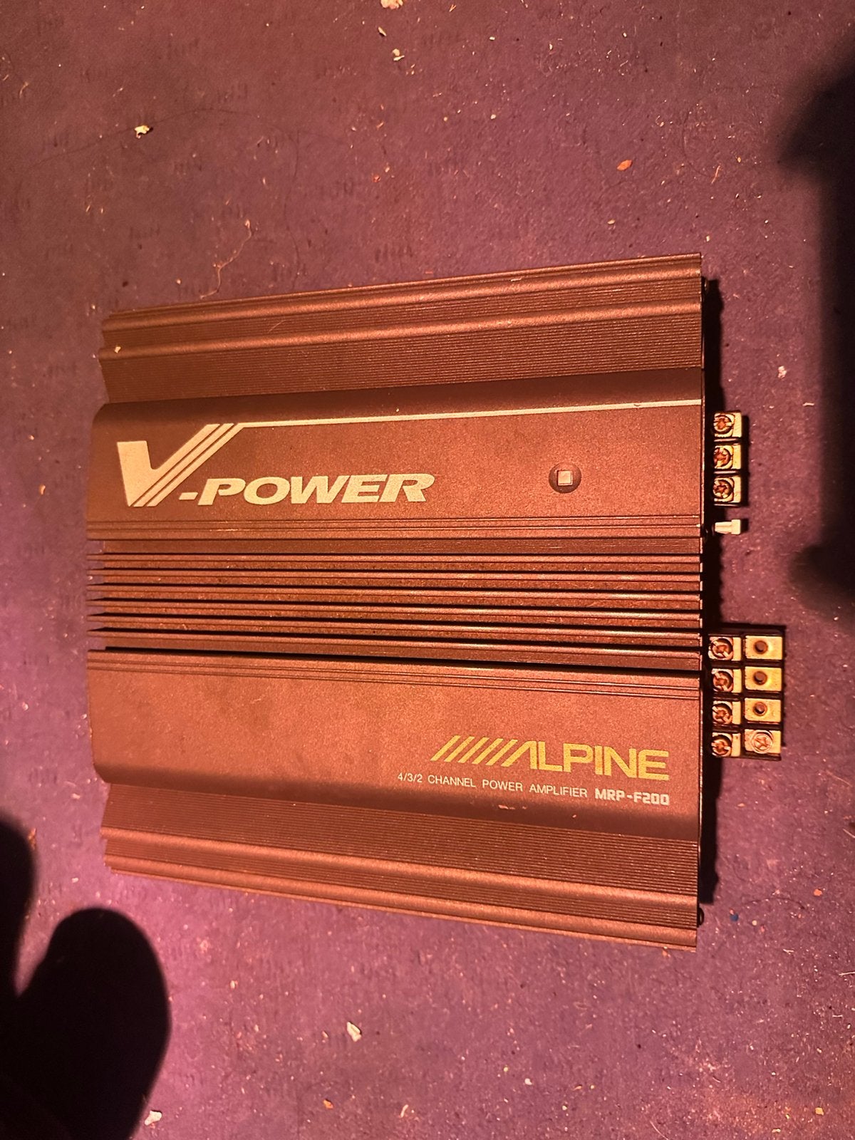 Alpine 4/3/2 channel power amplifier mrp-f200, Ophalen of Verzenden, Gebruikt