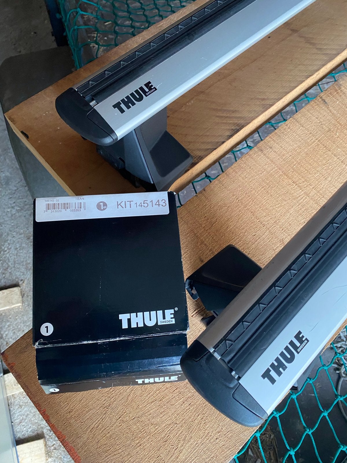 Thule dakdragers met kit 145143, Ophalen, Zo goed als nieuw