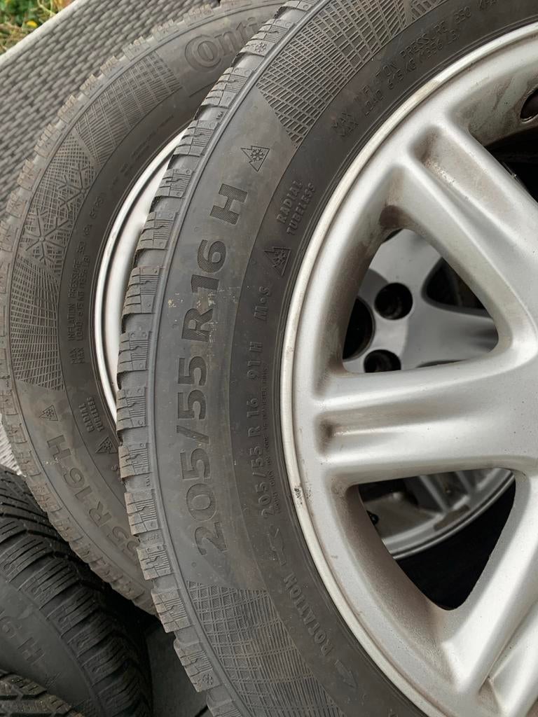 Continental WinterContact TS 860 205/55 R16 H winterbanden, Ophalen of Verzenden, Gebruikt