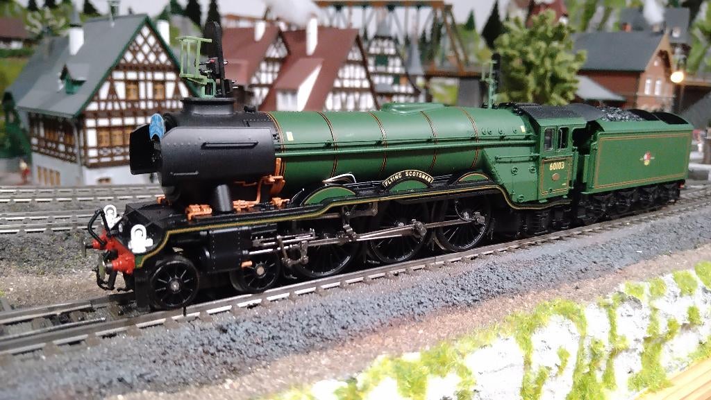 Trix 22886 Flying Scotsman (deels defect), Trix, Ophalen of Verzenden, Zo goed als nieuw, Gelijkstroom