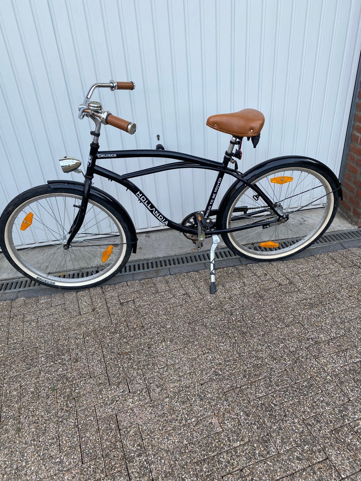 Hollandia Cruiser 26 inch, Ophalen, Terugtraprem, Staal, Cruiser