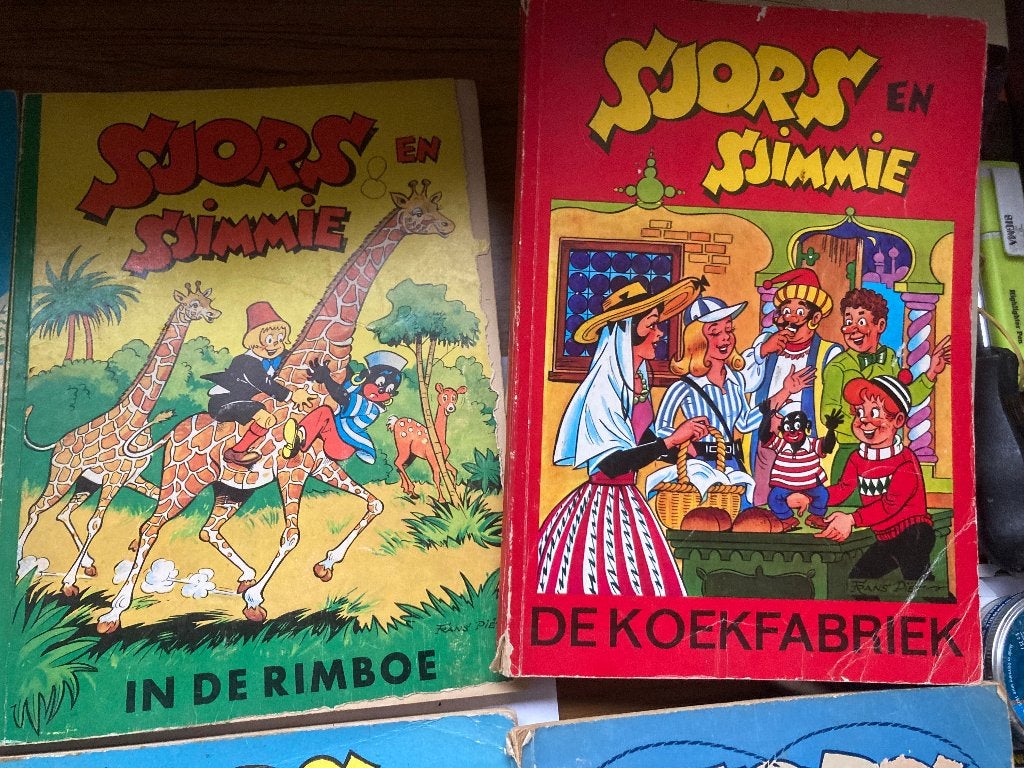 T.K. nog 6 stripboeken van Sjors & Sjimmie zie actuele lijst, Meerdere stripboeken, Ophalen of Verzenden, Gelezen