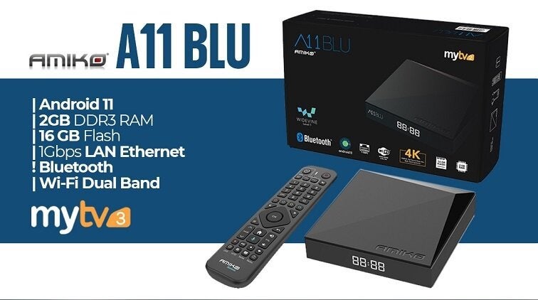 Amiko A11 Blu, Ophalen of Verzenden, Nieuw, HDMI, Minder dan 500 GB