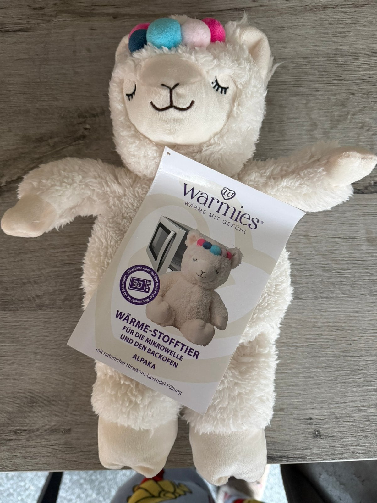 Warmies Alpaca te koop, Ophalen, Zo goed als nieuw, Overige typen
