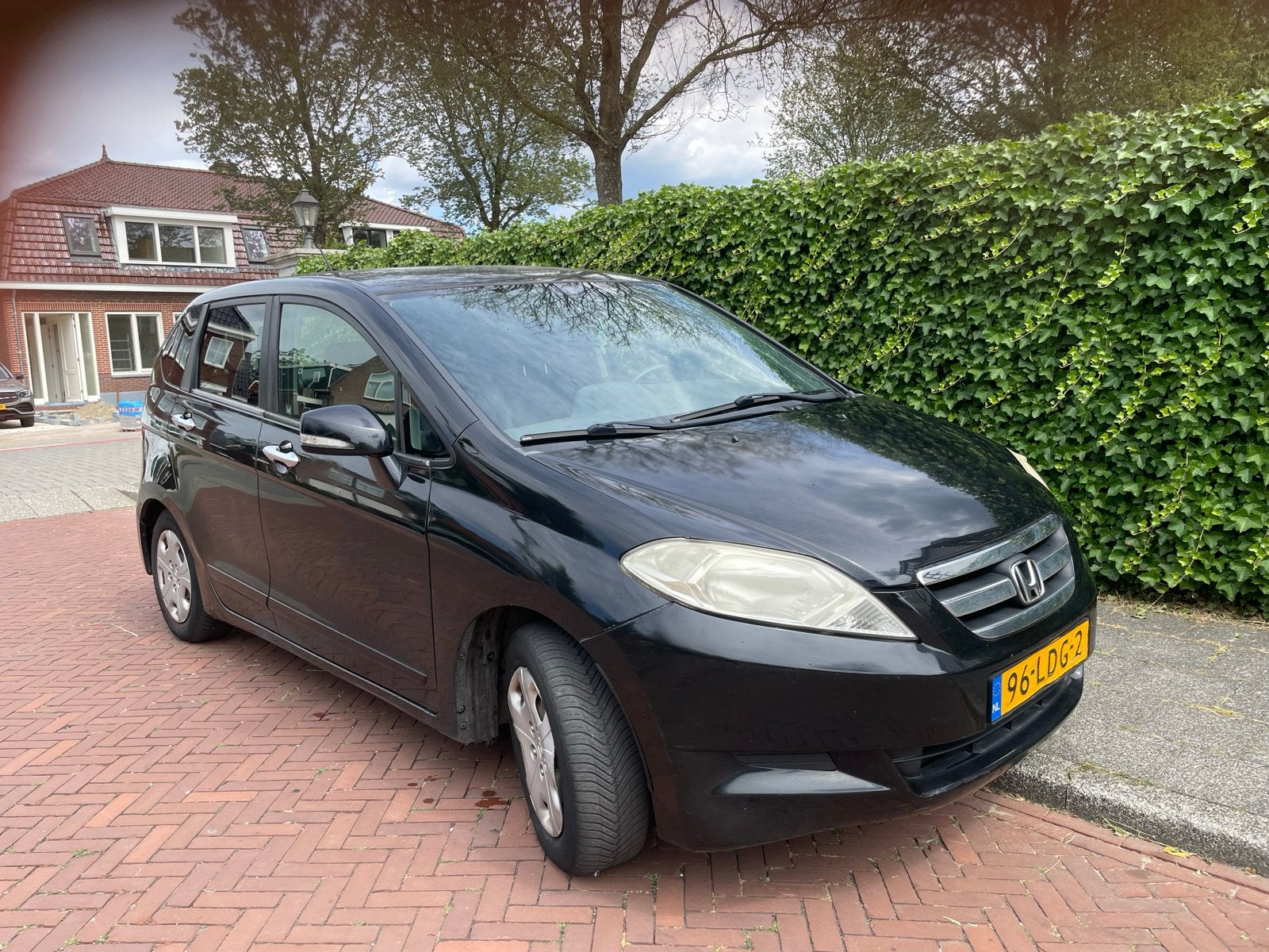Honda FR-V 1.7 I 2006 Zwart, Auto's, 125 pk, 4 cilinders, FR-V, Zwart
