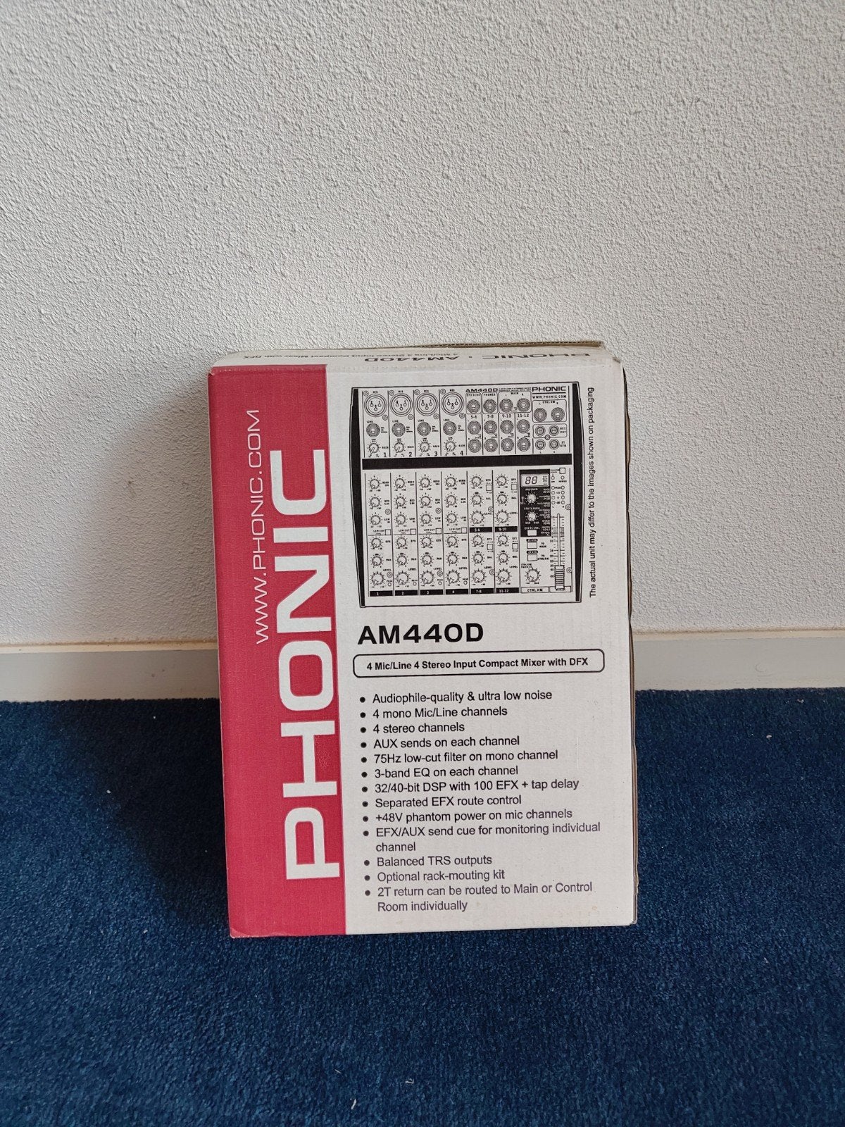 Phonic AM440D Analoog Mengpaneel / Mixer (met DFX), Muziek en Instrumenten, Mengpanelen, Ophalen