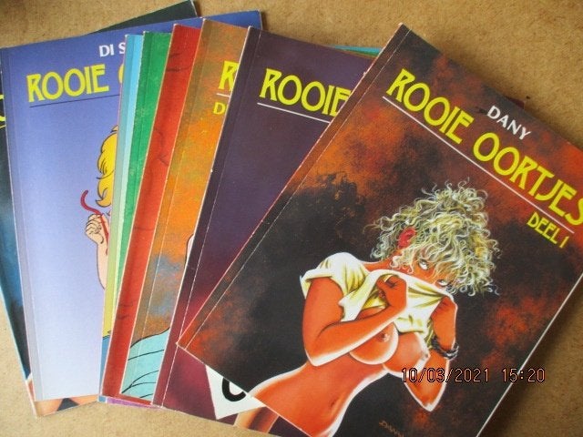 adv0382 rooie oortjes, Boeken, Eén stripboek, Ophalen, Gelezen