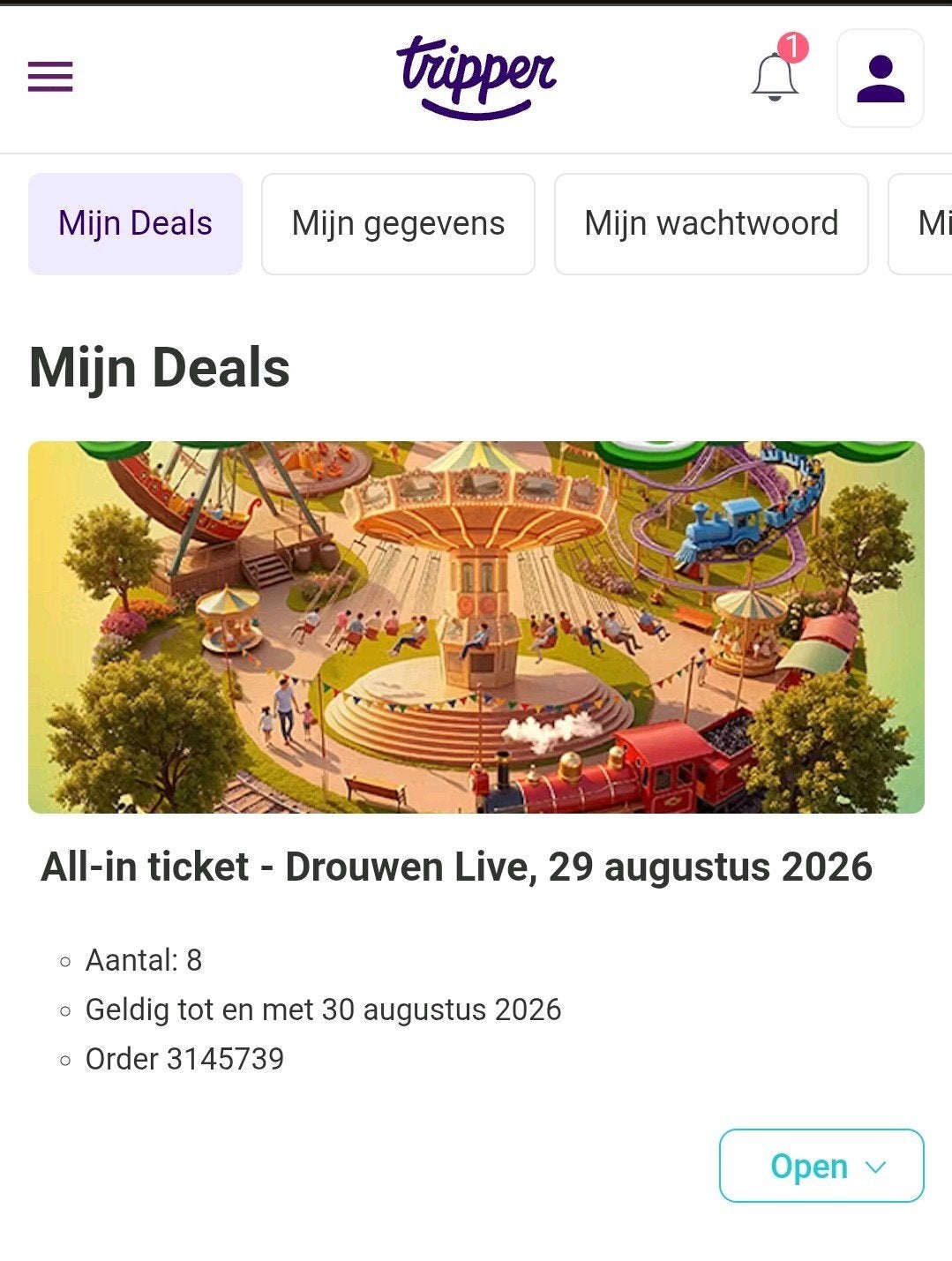 8 kaartjes douwenerzand 29 augustus, Tickets en Kaartjes, Drie personen of meer