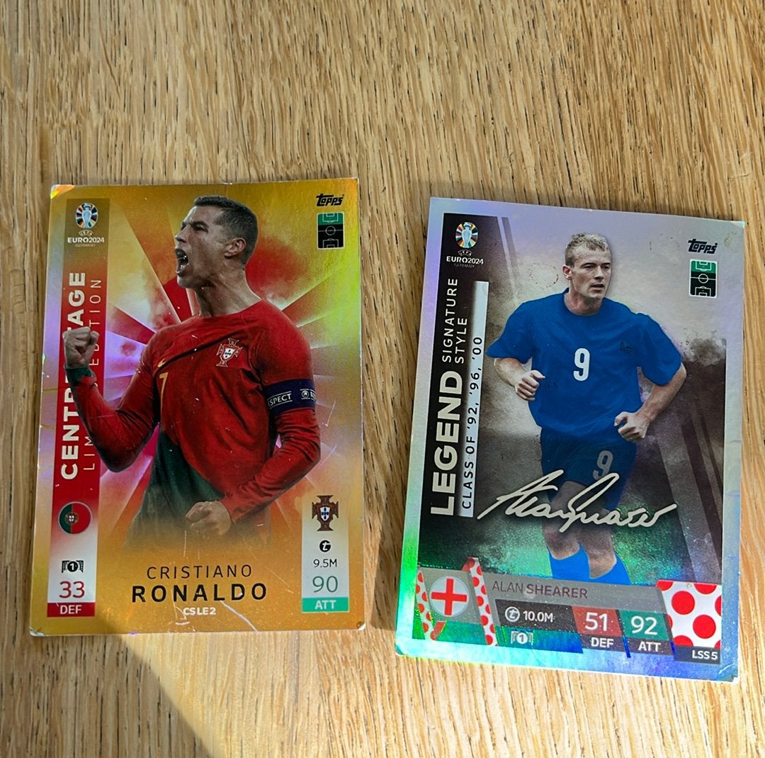 EK voetbalkaarten, Ophalen of Verzenden, Gebruikt, Meerdere plaatjes