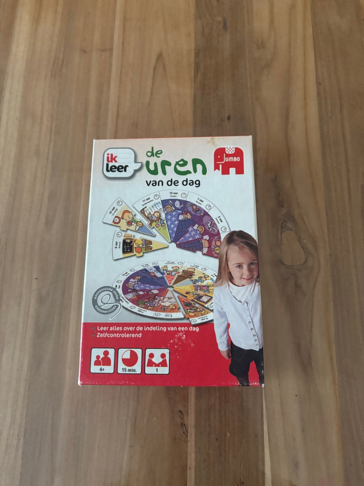 Jumbo Ik Leer de Uren van de Dag Educatief Spel, Ophalen, Zo goed als nieuw, Ontdekken