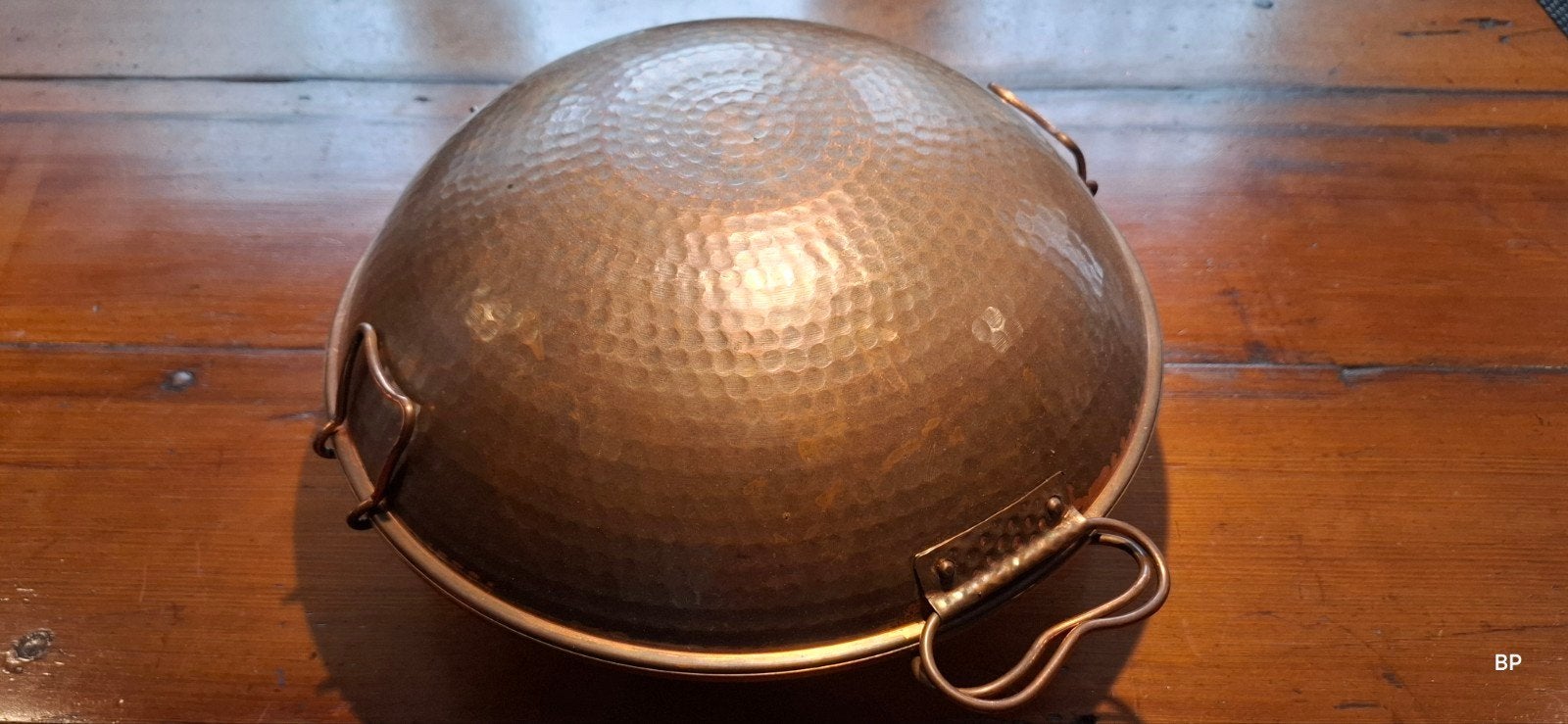 Koperen Cataplana Pan - Authentiek Portugees Kookgerei, Koper, Overige typen, Ophalen of Verzenden, Zo goed als nieuw