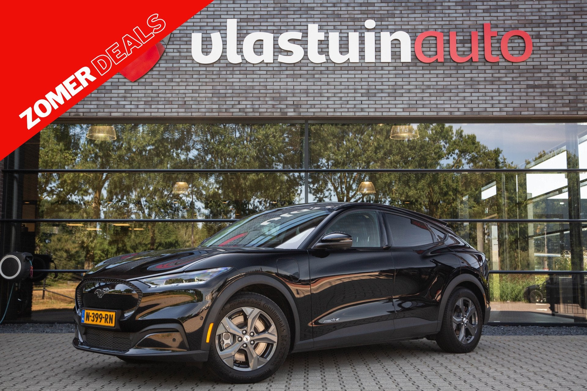 Ford Mustang Mach-E RWD 75 kWh , SOH 93%, Stoel/stuurverwarm, Auto's, Automaat, Achterwielaandrijving, Gebruikt, 75 kWh