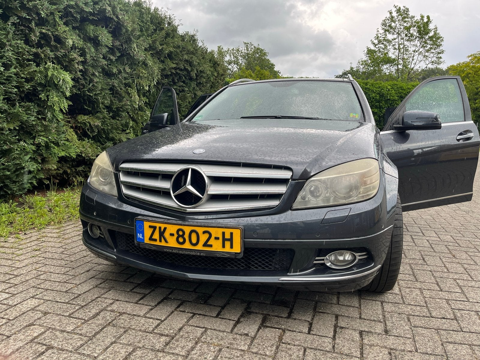 Mercedes-Benz C-Klasse 2.2 CDI C220 Estate AUT 2009 Grijs, Auto's, Automaat, 1800 kg, 4 cilinders, Stationwagon