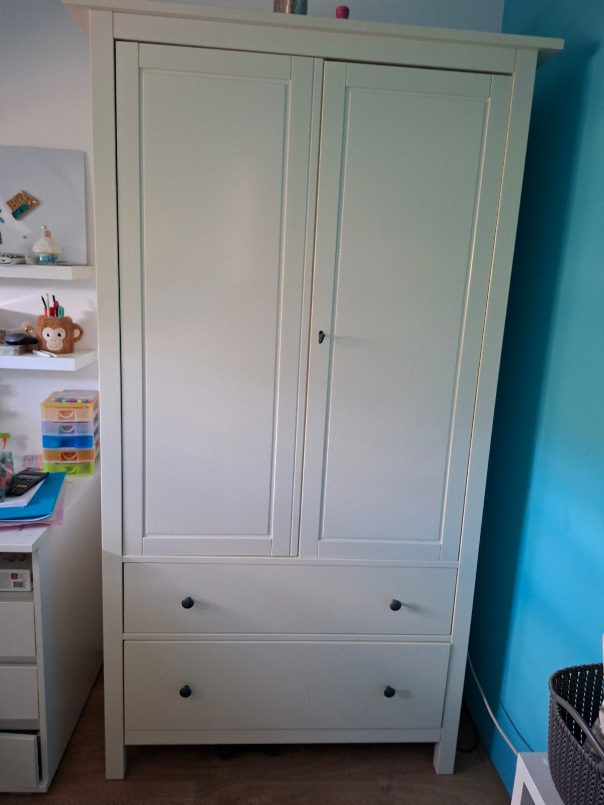 IKEA Hemnes Garderobekast 197x100x58cm, Gebruikt, 50 tot 100 cm, 150 tot 200 cm, 50 tot 75 cm