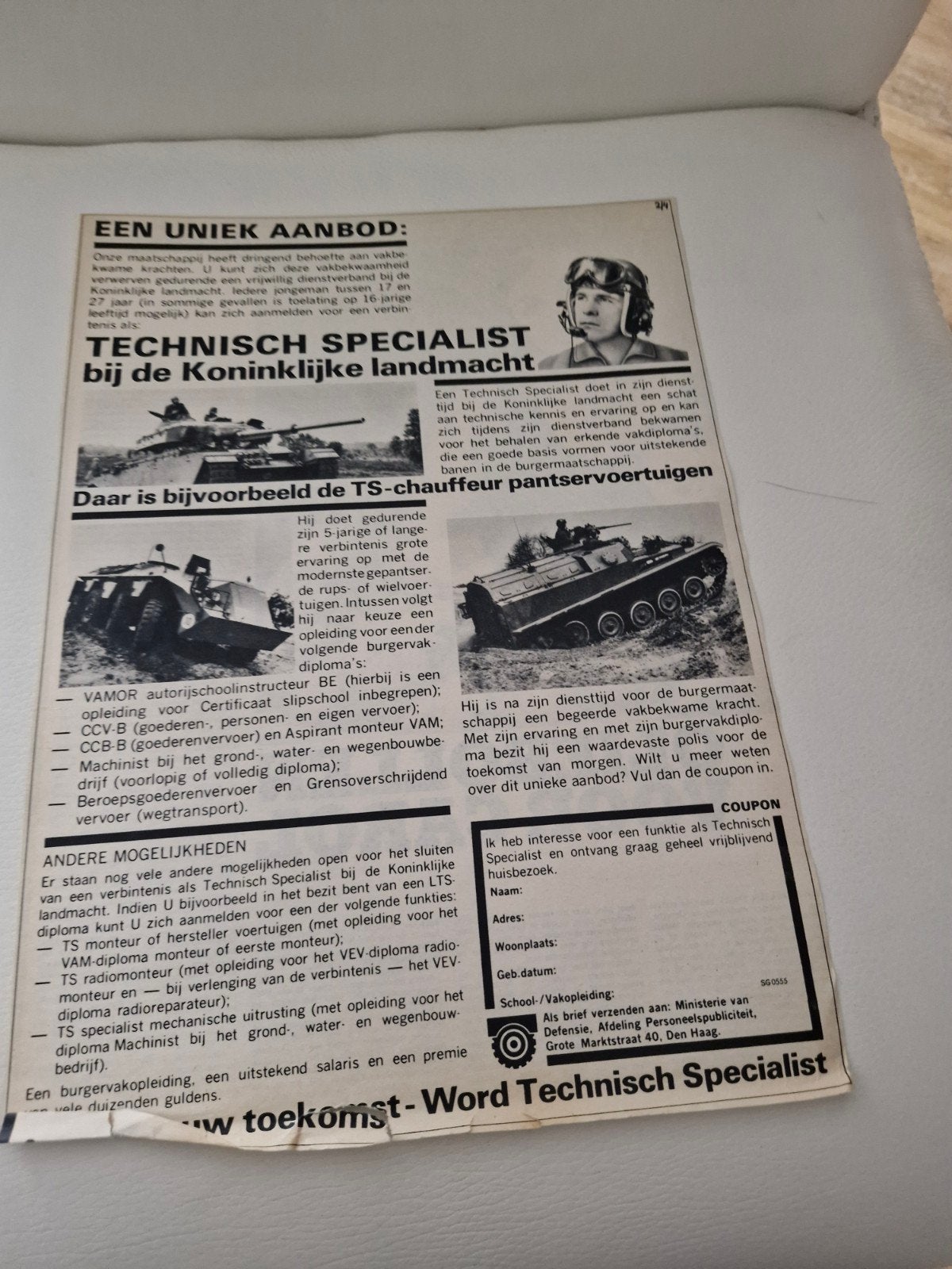 Wordt Technisch Specialist bij de Koninklijke Landmacht, Ophalen of Verzenden, 1940 tot 1960, Tijdschrift
