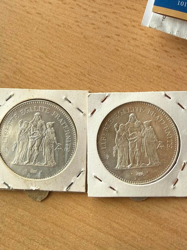 50 Francs 1974 1975, Postzegels en Munten, Munten | Nederland, Ophalen of Verzenden, Vóór koninkrijk, Overige waardes