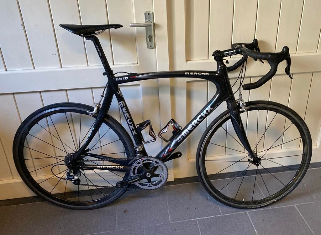 Racefiets eddy Merckx Campagnolo Shimano, Fietsen en Brommers, Fietsen | Racefietsen, Overige merken, Carbon, 49 tot 53 cm, Ophalen of Verzenden