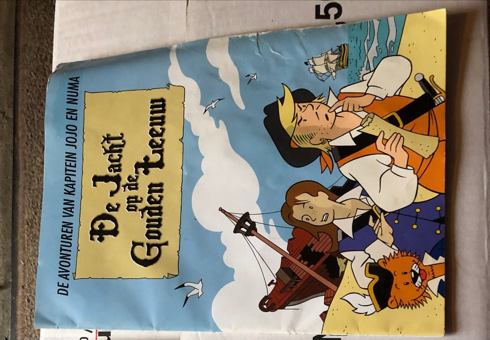 De Jacht op de Gouden Leeuw - Kapitein Jojo en Numa, Eén stripboek, Ophalen, Gelezen