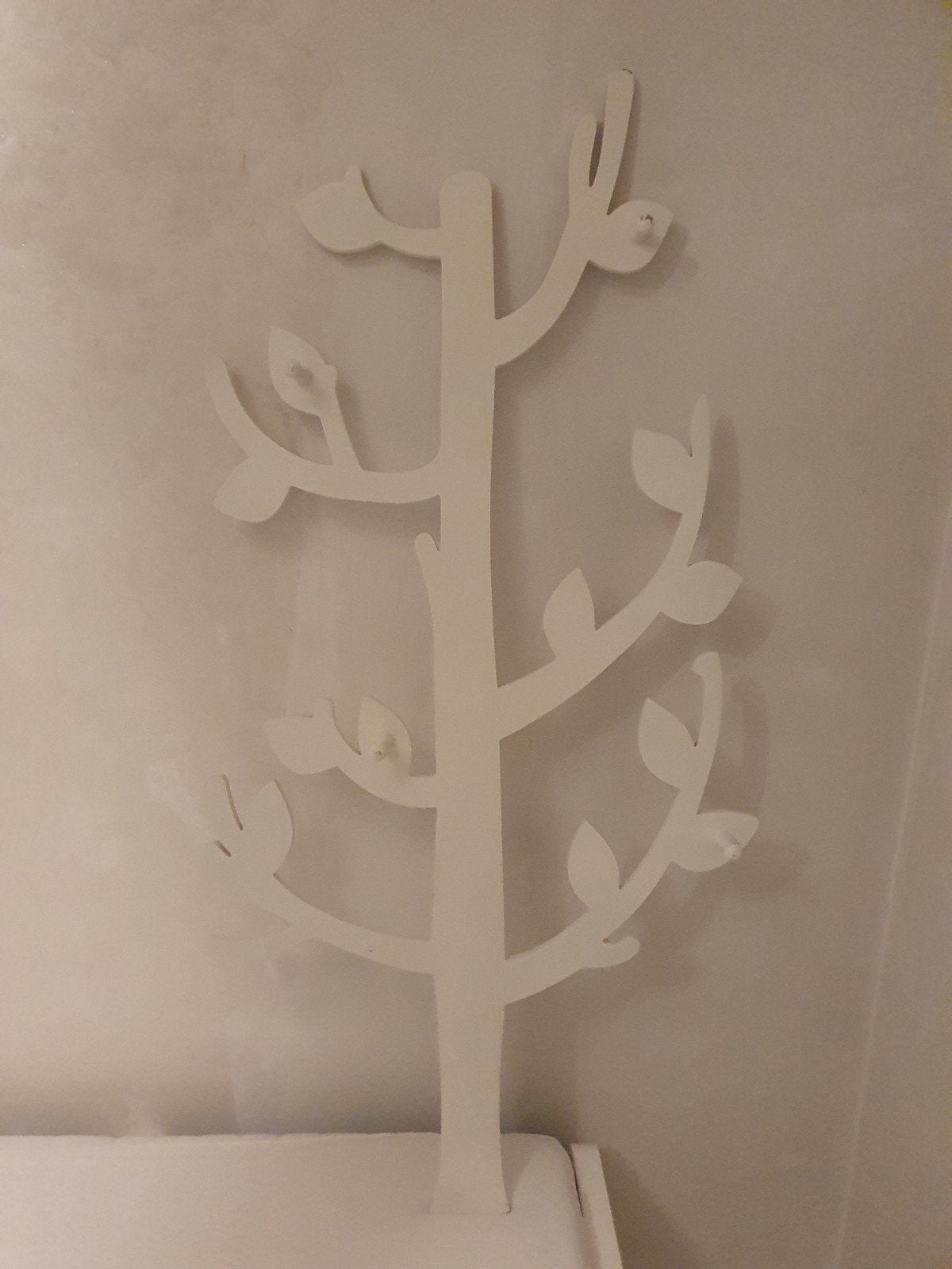 Leuke witte boom kapstok voor kinderkamer, Gebruikt, 100 tot 150 cm, Hout, Ophalen