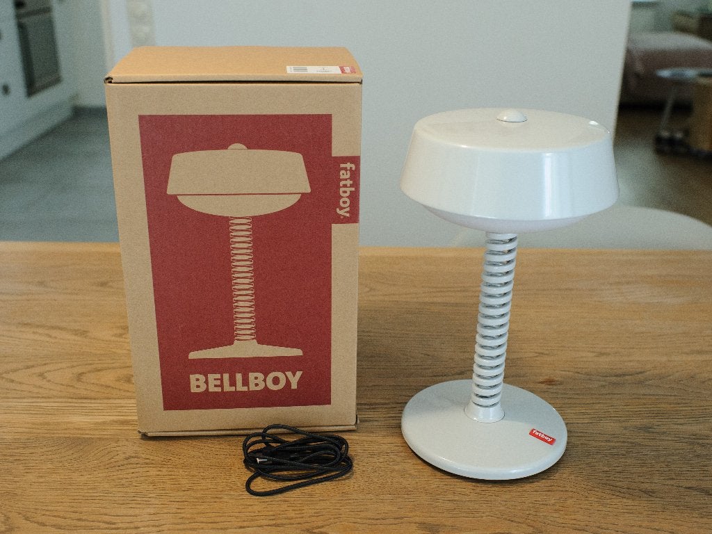 Fatboy, Bellboy lamp kleur grijs, Huis en Inrichting, Dimbaar, Overige typen, 30 cm, Overige fittingen