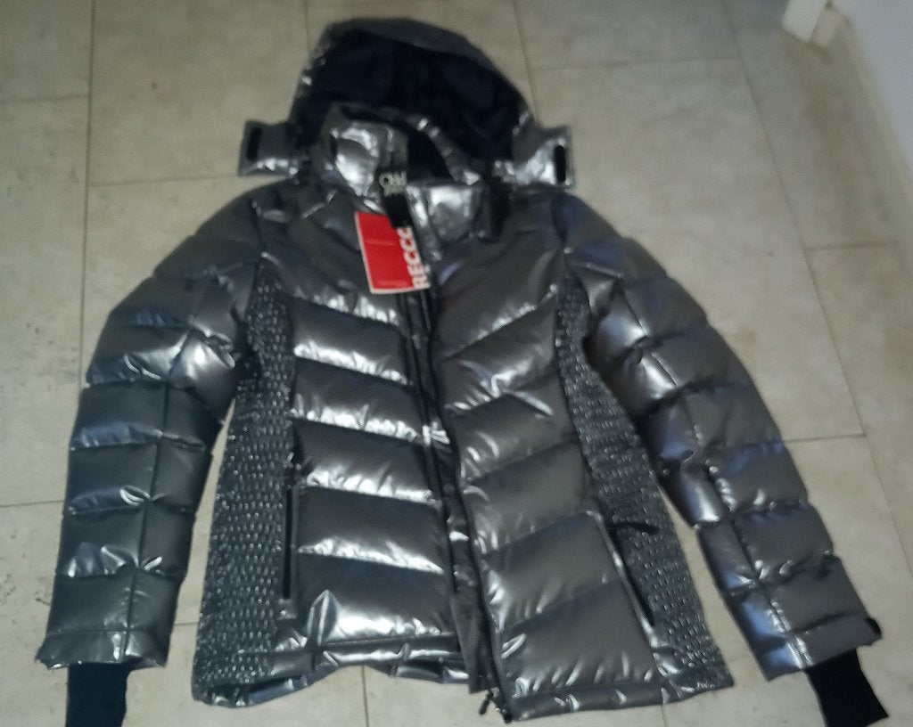 Dames ski-jas zilvergrijs NIEUW, Kleding | Dames, Ophalen, Nieuw, Maat 42/44 (L), Jack