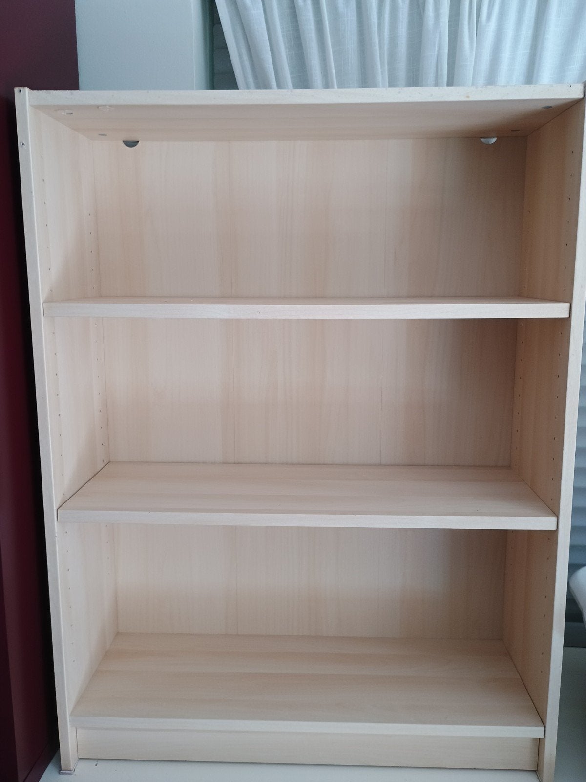a light beige IKEA shelving unit, Ophalen, Met plank(en), Gebruikt, 100 tot 150 cm