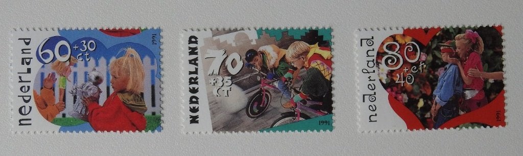 Kinderpostzegel buitenspelen 1991, Verzenden, Na 1940, Postfris