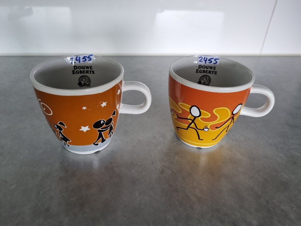 Douwe Egberts koffie kopjes, Overige merken, Ophalen of Verzenden, Zo goed als nieuw, Overige stijlen